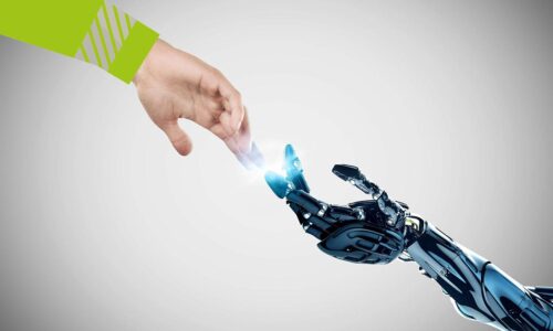 Kuvitus pesurobotista ja innovatiivisuudesta